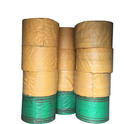 China High Quality Recyclable PP Woven Fabric Roll Bag White Rice Grain for sale