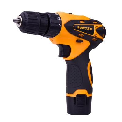 China Suntec Machine Tools Wholesale OEM Support 12V Cordless Electric Hammer Drill 3/8