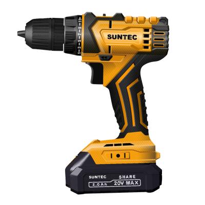 China 2021 New Style 20V Cordless Drill 2000mAh Battery Impact Power Machine Electric Screwdriver Drill STCD-2001 for sale