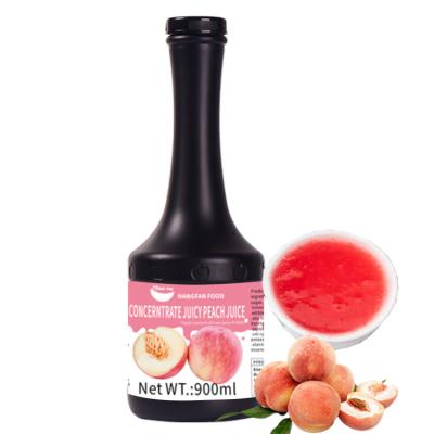 China Tea Taiwan Fresh Fruit Aromatic Concentrate Drink Fruit Peach Juice Concentrate Fresh 900ml Syrup for sale