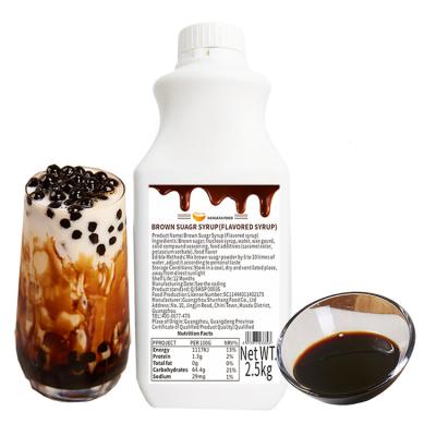 China OEM\ODM\OBM\Wholesale Training Taiwan Supplier Brown Sugar Syrup For Bubble Tea and Beverage for sale