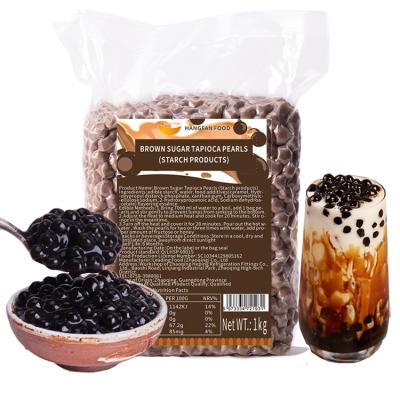 China Bubble Tea Filling Hot Selling Black Tapioca Pearl Bubble Tea Good Quality Brown Sugar Tapioca Pearl Bubble Tea Ingredients for sale