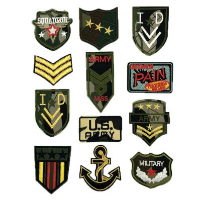 China Patch Handmade Accessories Camouflage Military Army Custom Sew-on Patches Flight Navy CustomEmbroidery Custom Logo Tactical Badge for sale