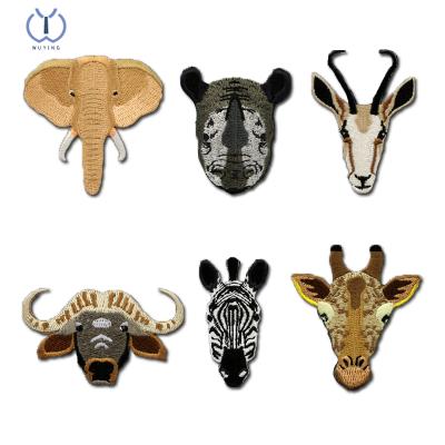 China Garment\jeans\DIY\bags avatar series animal embroidery patches\overcoat for clothing backpack decorative Applique patches badge for sale