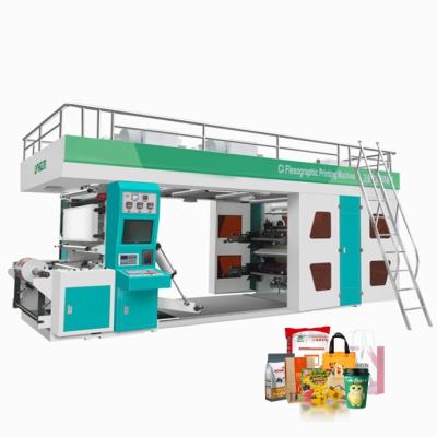 China Factory High Speed ​​CI Type Woven Bag Printing Machine Flexo Printer For Paper Plastic Bag for sale