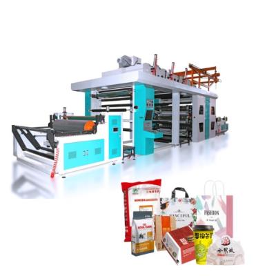 China Factory Take Sale Center Printing Woven Flexographic Machine High Speed ​​Bag 6 Color Printing for sale