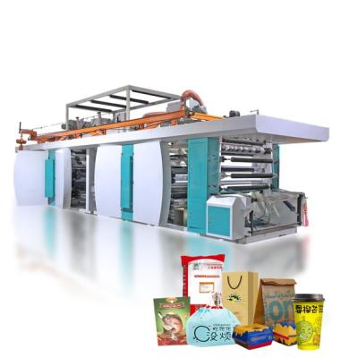 China Factory 8 color flexo CI valve laminated non woven bag plastic film packaging printing machine paper flexographic printer for sale