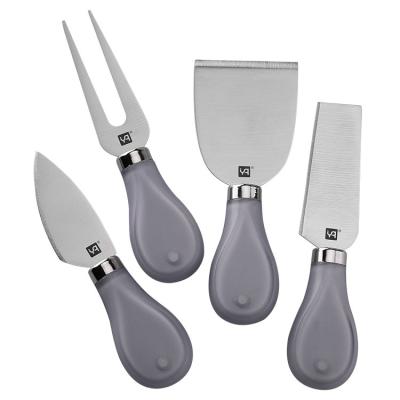 China Sustainable New Amazon Stainless Steel Kitchen Supplies Cheese Tools 4-Piece Cheese Knife Set for sale