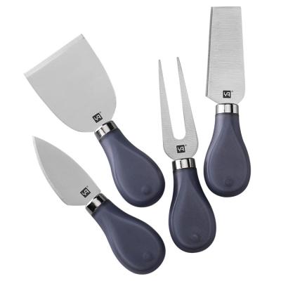 China Amazon Viable 2022 Hot Selling Kitchen Tools and Implements Cheese Tool Kit New 4 Piece Cheese Knife Set for sale