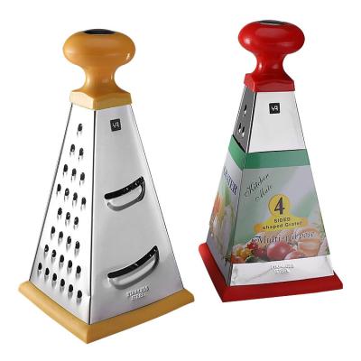 China YQ Affordable Stainless Steel Four Sides Multifunctional Stainless Steel Cheese Grater for sale