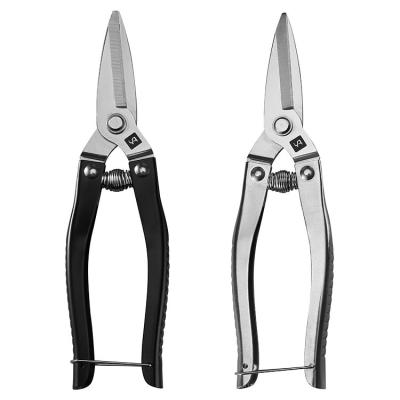 China New Anti-Slip YQ Handle Stainless Steel Sharp Garden Picking Fruit Water Scissors Garden Scissors for sale