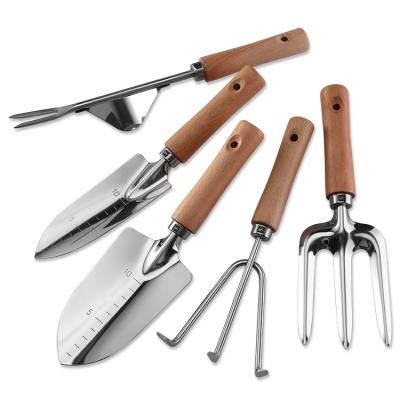 China Garden Multifunctional YQ Stainless Steel Plant Outlet 5 Piece Stainless Steel Tool Kit for sale