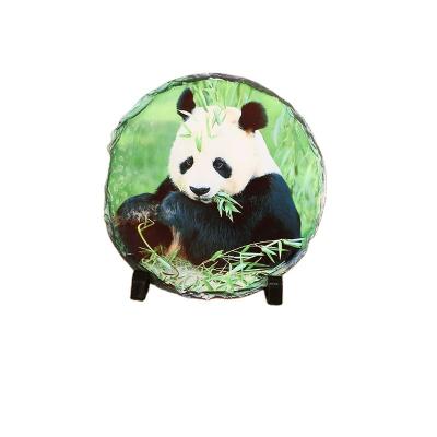 China Stone 8Inch Shipping And Handling - 57 Round Shape Sublimation Draft Rock Display Photo Frame For Advertising / Gifts for sale