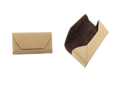 China Kraft Paper Optical Frames Eyeglasses Cases Iron Vintage Glasses Bag for sale