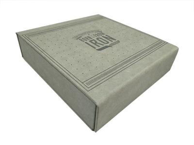 China Grey Recycled Paper Nordic Wind Eyeglass Display Box 17.8 x 16.8cm for sale