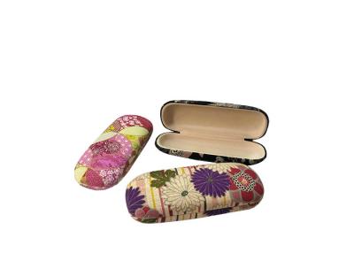 China Classical Beauty Optical Glasses Case Japanese Flower Cloth Eyeglasses Case Box for sale