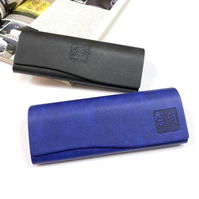 China Wholesale branded high quality leather sunglasses case leather sunglasses box soft leather eyeglass bag for sale