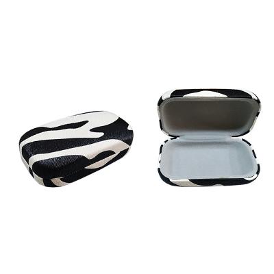 China Custom design PU contact lens case portable travel eyeglasses case for sale