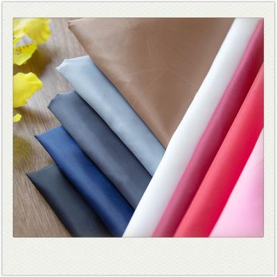 China 100% Soft Waterproof Textile 190T Waterproof Plain Lining Running Taffeta Polyester Fabric for sale