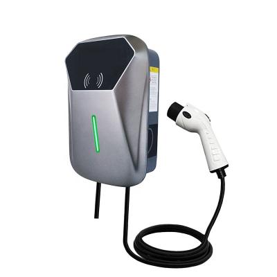 China New American standard ac home ev charger 7kw card start plug charging and charging energy vehicle charging station for sale