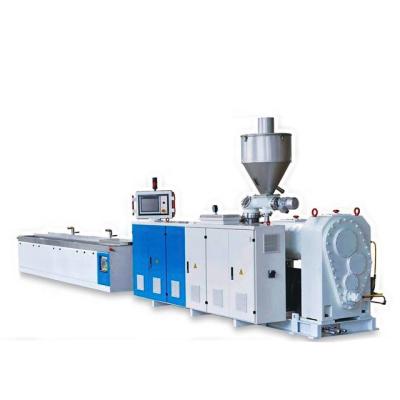 China 65/132 Profile PVC Kitchen Cabinet Door Extrusion Line Extruder for sale