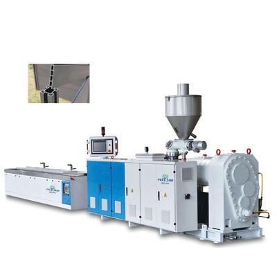 China Custom High Quality Plastic Profile Pe Wpc Cladding Sheet Decking Extrusion Machine Production Line for sale