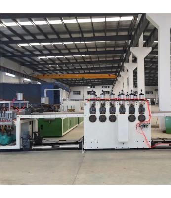 China Plastic Sheet Extruder Machinery Polypropylene Lastic Sheet Extrusion Line Machine for sale