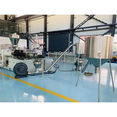 China Conical Twin Granulator/Pelletizer Screw Extruder Pellets Making Machine for sale