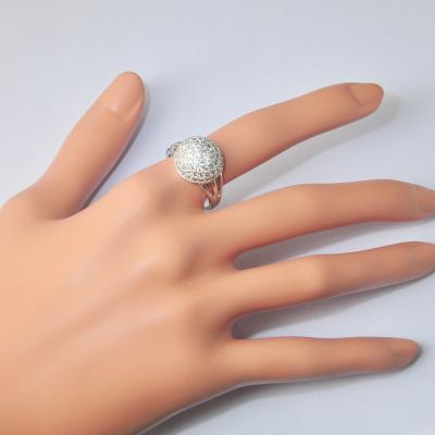 China Brass Ball Jewelery-Wholesale Fashionable Jewelry Prices OB Jewelry Handmade Ring for sale