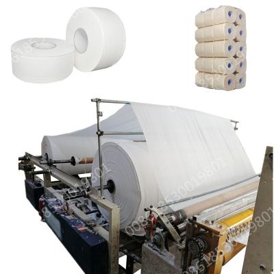 China Paper industry automatic toilet paper roll make machine toilet paper rewind cutting and packing machine for sale for sale