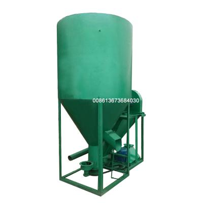 China High efficiency low cost farm use cattle feed mixer cow to feed crusher and mixer for sale