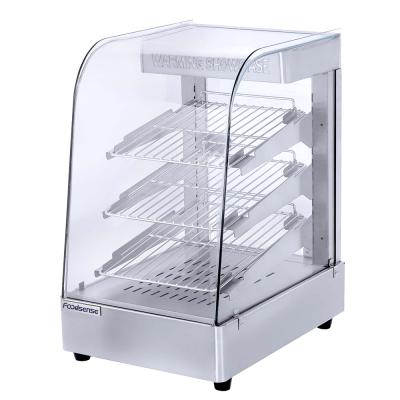 China Keep Hot Sale Discount Food Warmer Large Commercial Electric Food Display Showcase Heater for sale