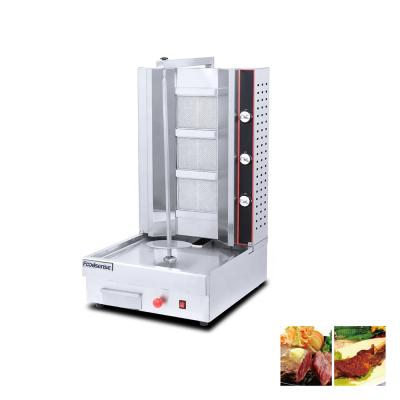 China Make 2020 Kebab Hot Sale Industrial Chicken BBQ Kebab Toaster Grill Gas Shawarma Machine For Sale for sale