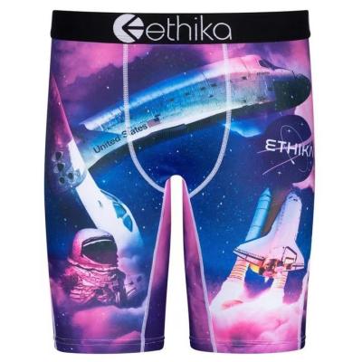 China OEM Breathable Men's Long Leg Gym Shorts Printed Boxers Brief Plus Size Men's Shorts Quick Dry Men Underwear for sale