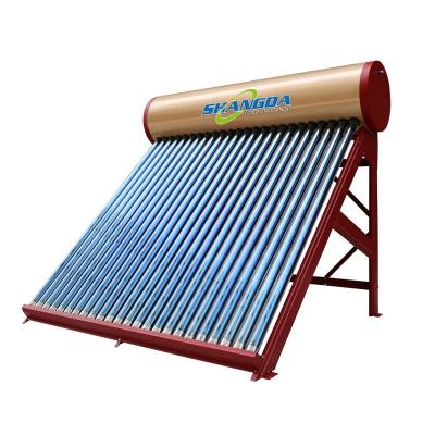 China Outdoor Non-pressure Solar Water Heater System Solar Panel Water Heater Solar Water Heater System for sale