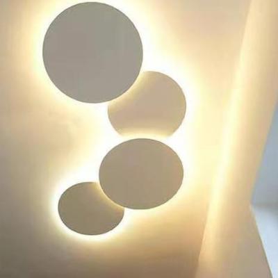 China KMG 2019 New 15cm Decorative Lighting Circle Design Customized Wall Lamp For Near Doors for sale