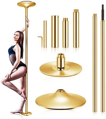 China Professional Spinning Golden Dance Pole for Home, Club, Gym, 45mm Home Bar for sale