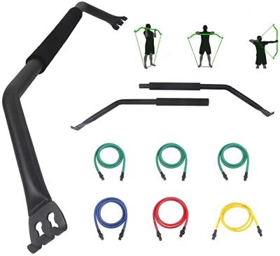 China Gorilla Resistance Workout Bow Portable Home Gym Resistance Bands Fitness Equipment System for sale