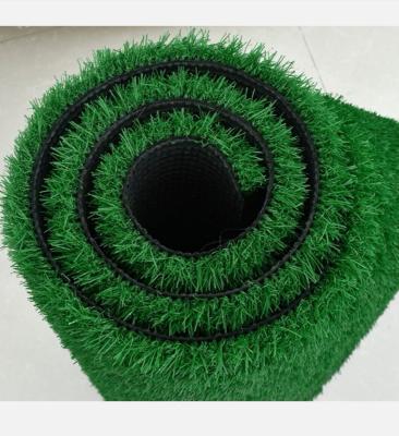 China Green Garden 25mm Monochrome Summer Grass Garden Landscape Artificial Grass for sale