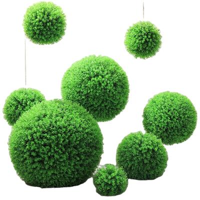 China The Latest Best UV Protection Decoration Artificial Flower Ball Mall Decoration Flower Ball Pieces Grass Selling Supply Ball for sale