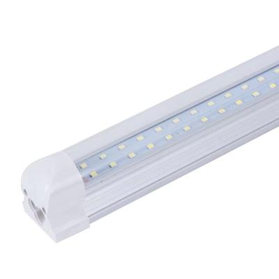 China IP44 Rated 4ft 25w Integrated T8 Tube Lights 2500lm Shop Lights with High CRI Ra 90 for sale