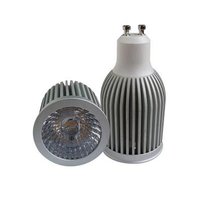 China GU10 Dimmable Led 3/5/7/10W GX10 PC with ALu Body Warmwhite Cold White 50*70MM Spotlights for sale