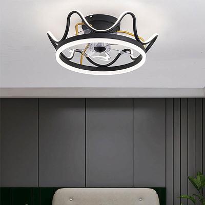 China Living Room Modern Simple Ceiling Fan with Aluminum Iron Base and 20000 Working Hours for sale