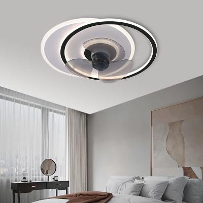 China Multi-Functional LED Ceiling Fan Light for Bedroom Dining Room and Study Flicker-Free for sale