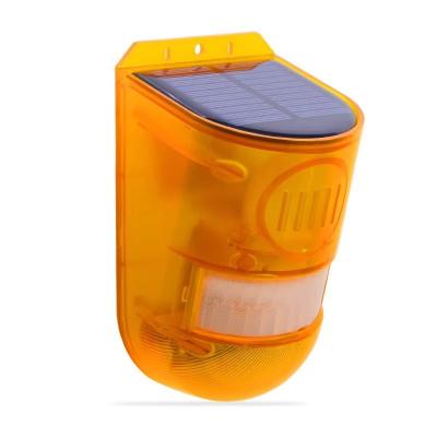 China Powerful Solar Orange Induction Alarm System for Effective Home and Farmland Security for sale