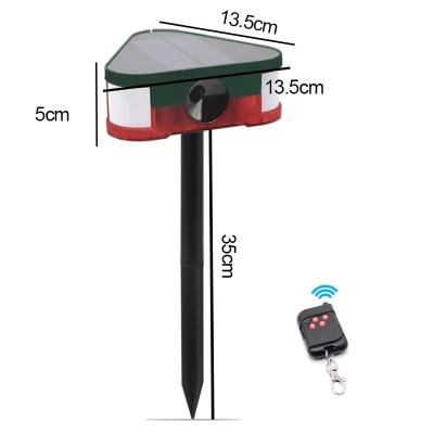 China Power Supply Solar Ultrasonic Animal Repellent System with 360 Degree Induction Alarm for sale