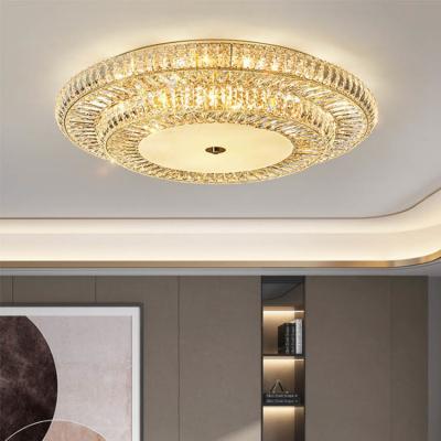 China Switch Control LED Crystal Ceiling Light for Home Decorations in Hotel or Dining Room for sale