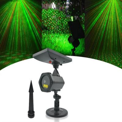 China Garden Patio Tree Building Solar Powered Laser Lamp with Changeable Projector Lights for sale