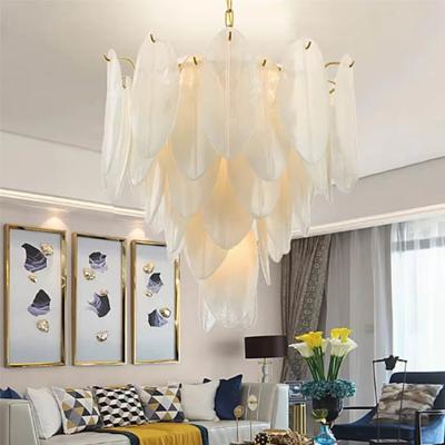 China Nordic Modern Luxury Chandelier with Custom Pendant Lights and 3D Printing Pattern for sale