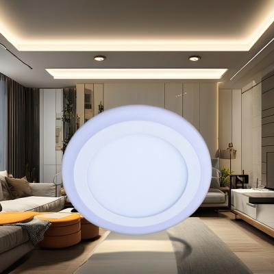 China 6W 3W AC220-240V Modern LED Panel Light with Round Aluminum Body and Non Isolated Drive for sale